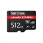 SanDisk Express microSD-kaart, 512 GB, lezen 880 MB/s, schrijven 650 MB/s