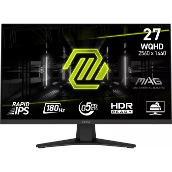 MSI MAG 274QF computermonitor 68,6 cm (27 inch) 2560 x 1440 pixels Wide Quad HD LCD zwart
