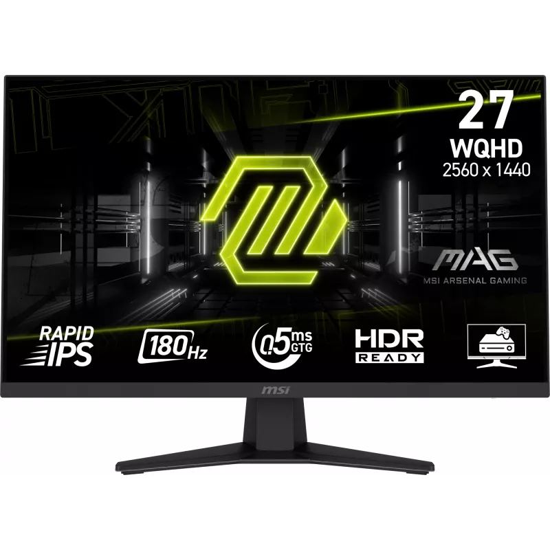 MSI MAG 274QF computermonitor 68,6 cm (27 inch) 2560 x 1440 pixels Wide Quad HD LCD zwart