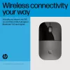 HP Z3700 Dual zilveren muis, voor beide handen, RF draadloos + Bluetooth, zilver