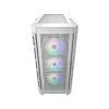 COUGAR midi-tower behuizing Duoface Pro ARGB, wit, midi-tower, pc, wit, ATX, EATX, micro ATX, Mini-ITX, SSI CEB, metaal, nylon, gehard glas, multi