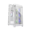 COUGAR midi-tower behuizing Duoface Pro ARGB, wit, midi-tower, pc, wit, ATX, EATX, micro ATX, Mini-ITX, SSI CEB, metaal, nylon, gehard glas, multi