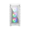COUGAR midi-tower behuizing Duoface Pro ARGB, wit, midi-tower, pc, wit, ATX, EATX, micro ATX, Mini-ITX, SSI CEB, metaal, nylon, gehard glas, multi