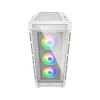 COUGAR midi-tower behuizing Duoface Pro ARGB, wit, midi-tower, pc, wit, ATX, EATX, micro ATX, Mini-ITX, SSI CEB, metaal, nylon, gehard glas, multi