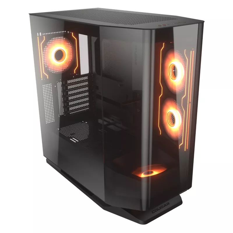 Computerbehuizing COUGAR FV270 ARGB midi-tower zwart