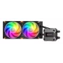 COUGAR CPU waterkoeling Poseidon Ultra 240, ARGB, zwart, All-in-One-vloeistofkoeler, 12 cm, 500 RPM, 2200 RPM, zwart