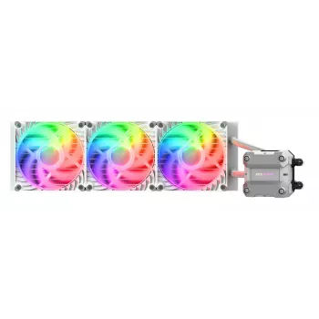 COUGAR CPU waterkoeling Poseidon Ultra 360, ARGB, wit, All-in-One-vloeistofkoeler, 12 cm, 500 tpm, 2200 tpm, wit