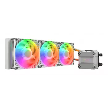 COUGAR CPU waterkoeling Poseidon Ultra 360, ARGB, wit, All-in-One-vloeistofkoeler, 12 cm, 500 tpm, 2200 tpm, wit