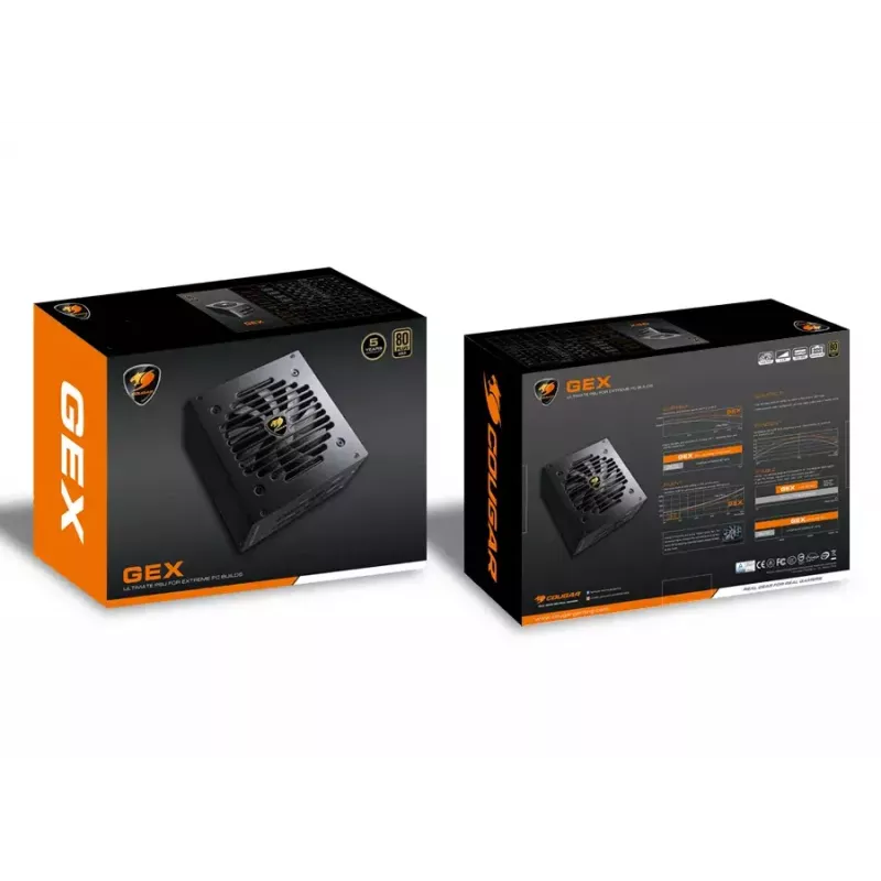 COUGAR voeding GEX 850W ATX3.0 / 80 Plus Gold / modulair