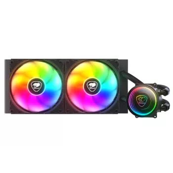 All-in-One-vloeistofkoeler COUGAR Gaming Poseidon Elite ARGB 240 zwart Maximale luchtdruk 2,4 mmH2O