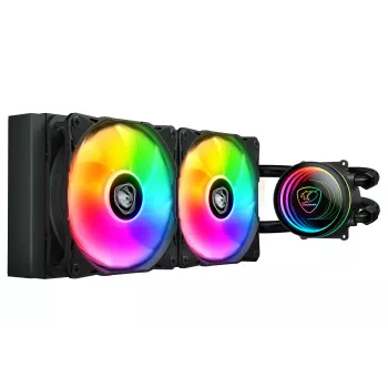 All-in-One-vloeistofkoeler COUGAR Gaming Poseidon Elite ARGB 240 zwart Maximale luchtdruk 2,4 mmH2O