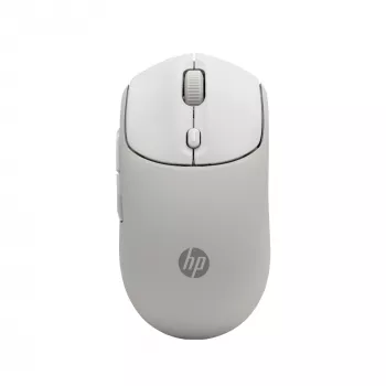 HP 400 Stille Maple draadloze muis, voor beide handen, RF draadloos + Bluetooth, 6000 DPI, beige