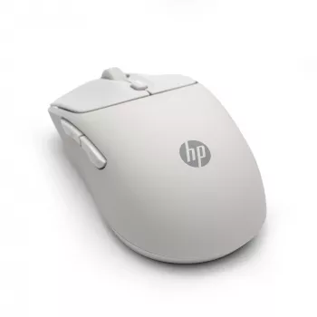 HP 400 Stille Maple draadloze muis, voor beide handen, RF draadloos + Bluetooth, 6000 DPI, beige