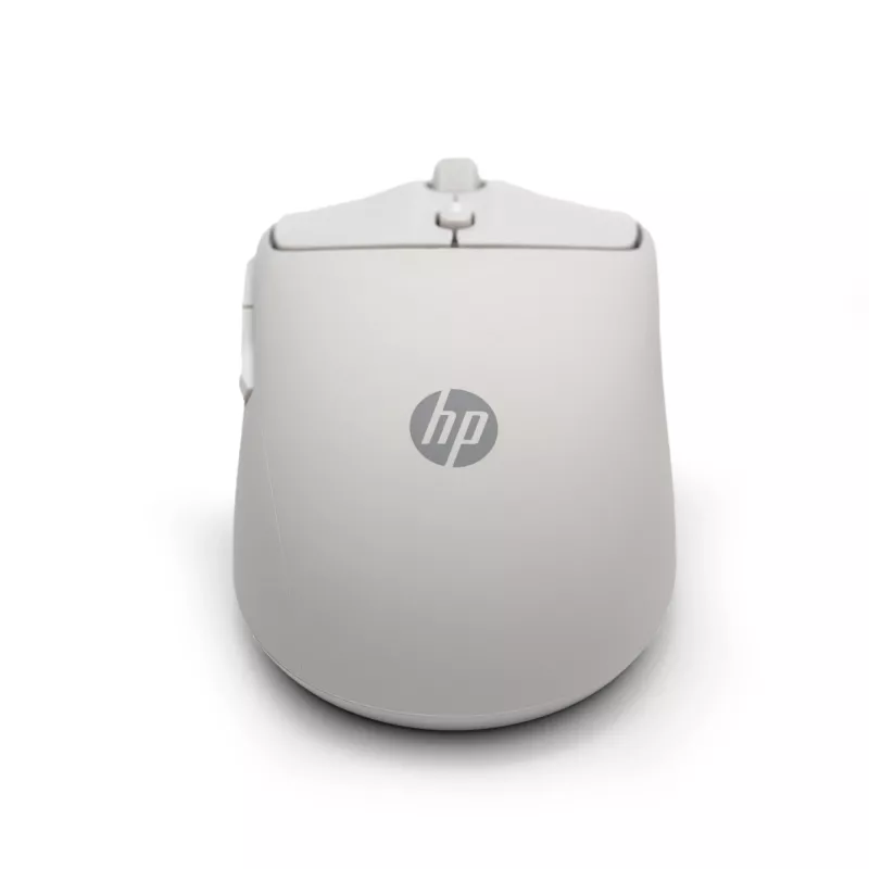HP 400 Stille Maple draadloze muis, voor beide handen, RF draadloos + Bluetooth, 6000 DPI, beige