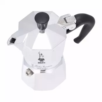 Mokapot BIALETTI Moka Express aluminium 2-kops (100 ml) zwart