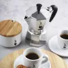 Mokapot BIALETTI Moka Express aluminium 2-kops (100 ml) zwart