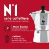 Mokapot BIALETTI Moka Express aluminium 2-kops (100 ml) zwart