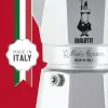 Mokapot BIALETTI Moka Express aluminium 2-kops (100 ml) zwart