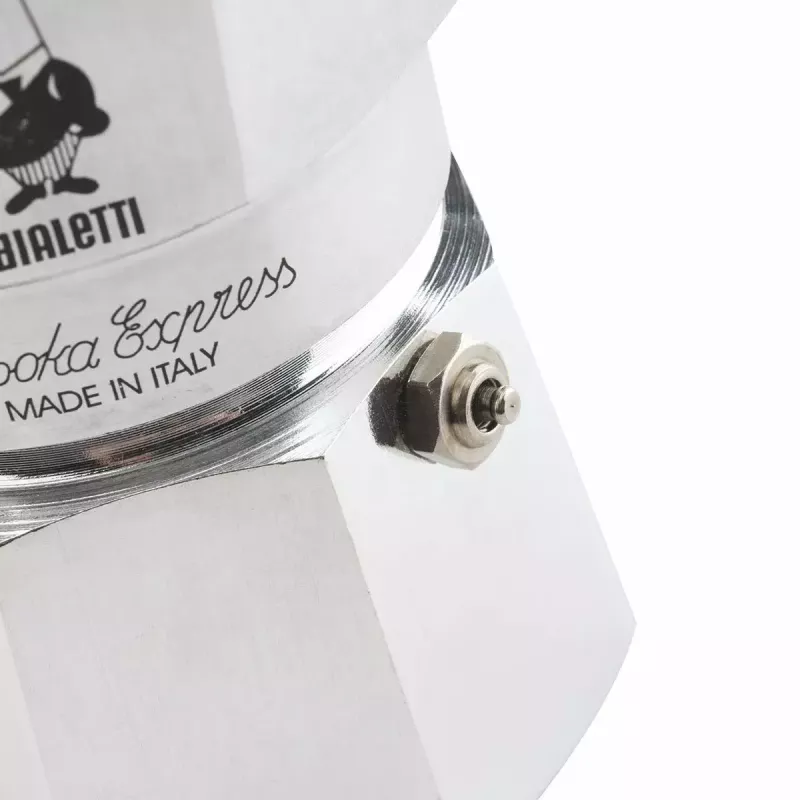 Mokapot BIALETTI Moka Express aluminium 2-kops (100 ml) zwart