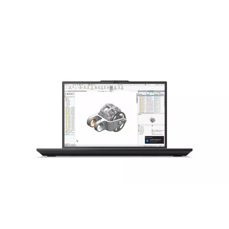 Lenovo ThinkPad P16v Gen 3 (Intel) Intel Core Ultra 7 255H Mobile Workstation 40,6 cm (16 inch) WUXGA 64 GB DDR5-SDRAM 1 TB SSD NVIDIA RTX PRO 2000 Blackwell Wi-Fi 7 (802.11be) Windows 11 Pro Duits zwart