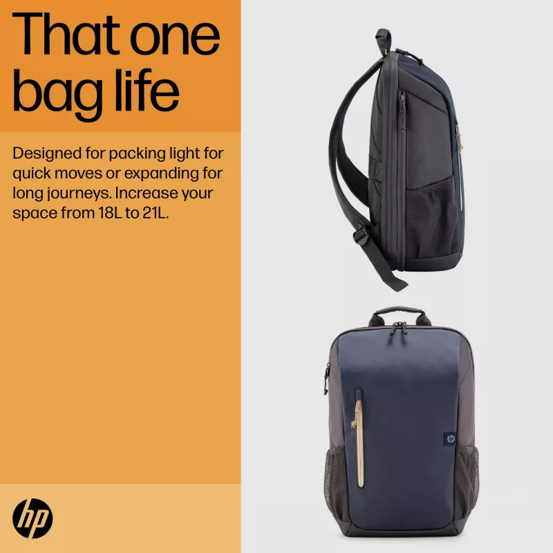 HP Travel 18 liter 15.6 Iron grijs laptoprugzak