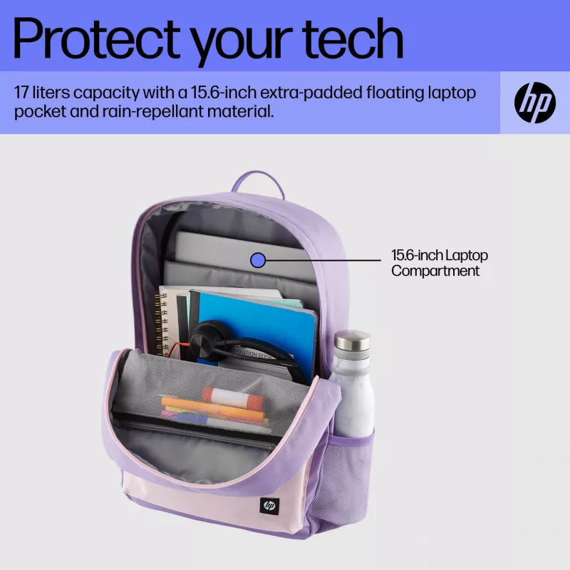 HP Campus Lavender rugzak, rugzak, 490 g