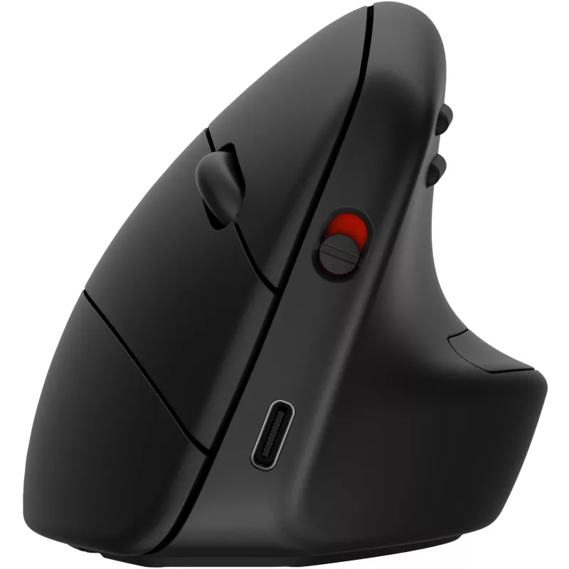 HP 920 ergonomische draadloze muis, rechtshandig, verticaal ontwerp, Bluetooth + USB Type-A, 4000 DPI, zwart