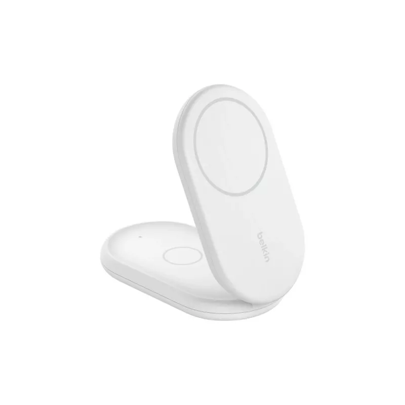 BELKIN Boostcharge Qi2 15w Magnetic 2in1 Standaard – wit