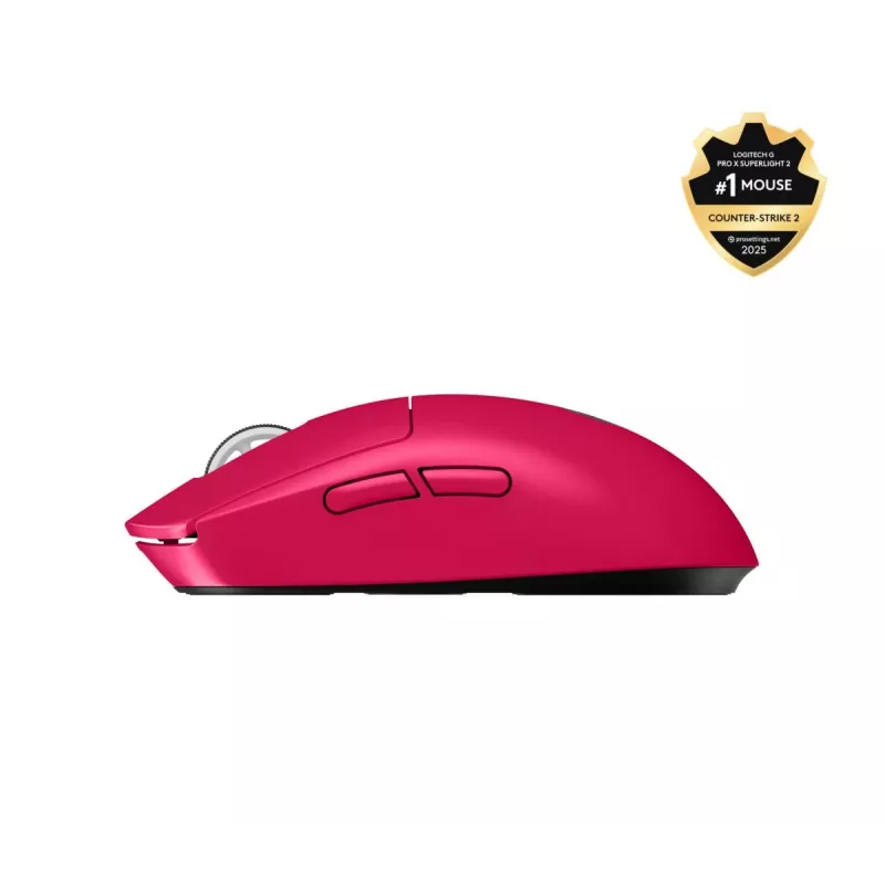 LOGITECH G Pro X Superlight 2 Lightspeed gaming-muis magenta 2.4GHz