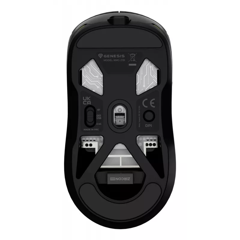 GENESIS Zircon 660 muis gaming rechtshandig RF draadloos + Bluetooth + USB Type-A optisch 12000 DPI