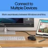 HP 430 Multi-Device Draadloze Muis, ambidexter, optisch, RF Draadloos + Bluetooth, 1200 DPI, Zwart