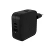 TARGUS Hyper Hyperjuice 70w USB-c Gan Reisoplader (3c+1a) - Zwart