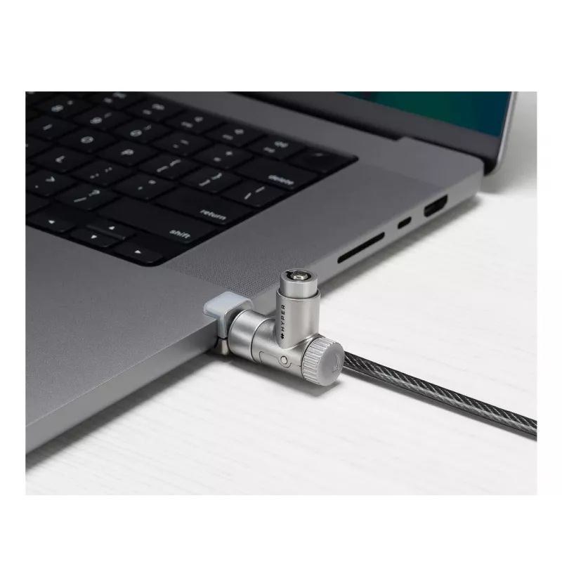 Kabelslot Targus HS5910GL Zilver 2m voor Laptop Sleutelslot