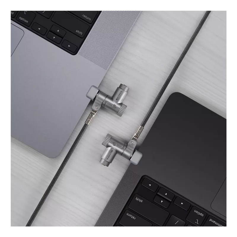 Kabelslot Targus HS5910GL Zilver 2m voor Laptop Sleutelslot