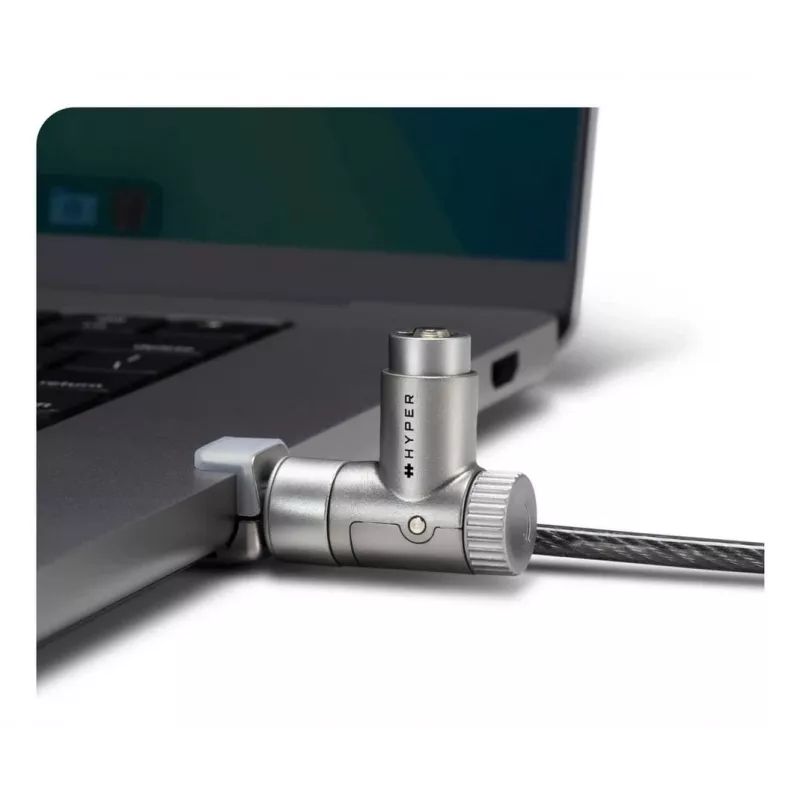 Kabelslot Targus HS5910GL Zilver 2m voor Laptop Sleutelslot