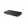 Yealink AVHub 1306011 audio-/videohub, 6,3 mm / RCA-luidsprekeraansluiting, 6,3 mm line-in en line-out, zwart