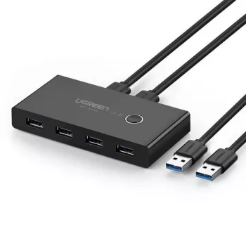 Ugreen 30768 Interface-hub USB 3.2 Gen 1 (3.1 Gen 1) Type-A 5000 Mbit/s Zwart