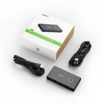 Ugreen 30768 Interface-hub USB 3.2 Gen 1 (3.1 Gen 1) Type-A 5000 Mbit/s Zwart