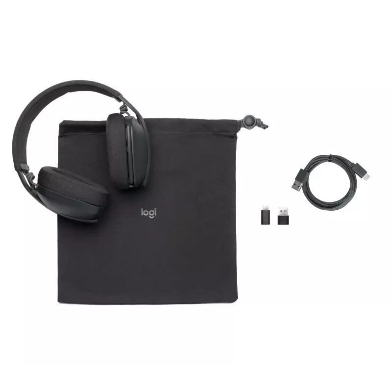 LOGITECH Headset - Zone Vibe - Draadloos - Grafiet (UC-versie)