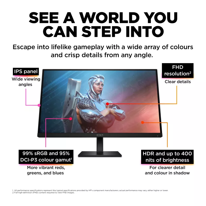 OMEN by HP 27 inch FHD 165Hz gamingmonitor - OMEN 27