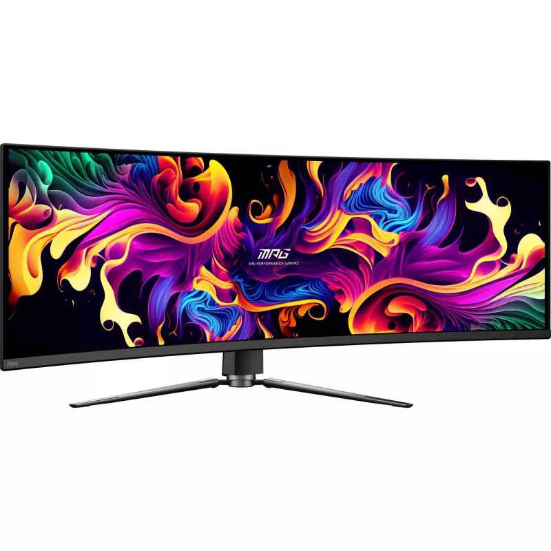 MSI MPG 491CQPXDE QD-OLED computermonitor 124,5 cm (49 inch) 5120 x 1440 pixel Dual QHD Zwart