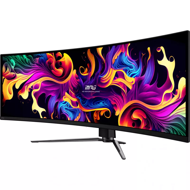 MSI MPG 491CQPXDE QD-OLED computermonitor 124,5 cm (49 inch) 5120 x 1440 pixel Dual QHD Zwart