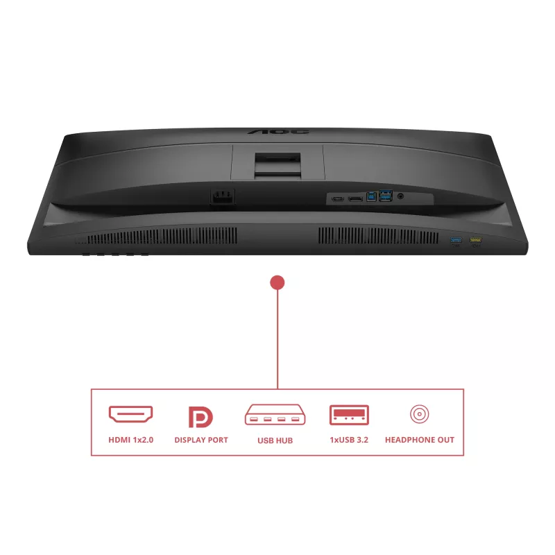AOC E4 Q27E4U computermonitor 68,6 cm (27 inch) 2560 x 1440 Quad HD LED Zwart