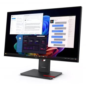 Lenovo ThinkVision T27UD-40 monitor, 68,6 cm (27 inch), 3840 x 2160 pixel, 4K Ultra HD, LCD, 6 ms, Zwart
