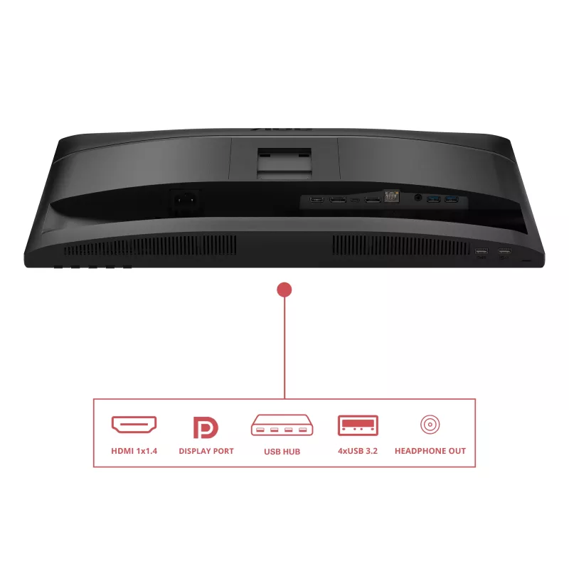 AOC E4 24E4CV computermonitor 60,5 cm (23,8 inch) 1920 x 1080 pixel Full HD LED Zwart