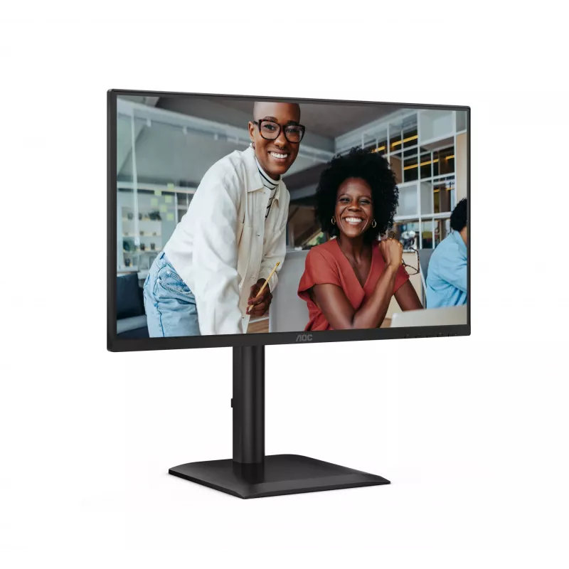 AOC E4 24E4CV computermonitor 60,5 cm (23,8 inch) 1920 x 1080 pixel Full HD LED Zwart
