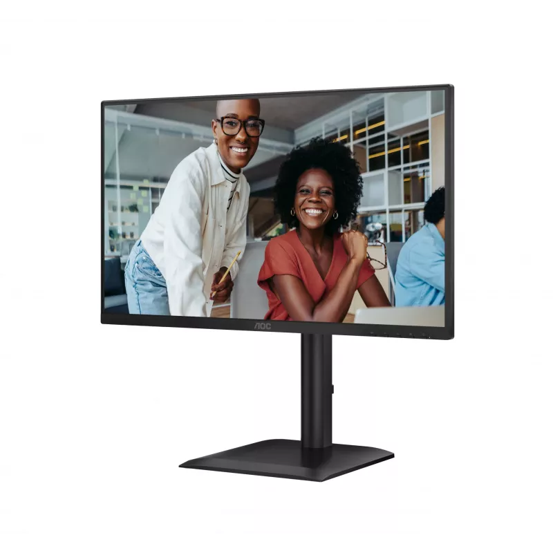 AOC E4 24E4CV computermonitor 60,5 cm (23,8 inch) 1920 x 1080 pixel Full HD LED Zwart