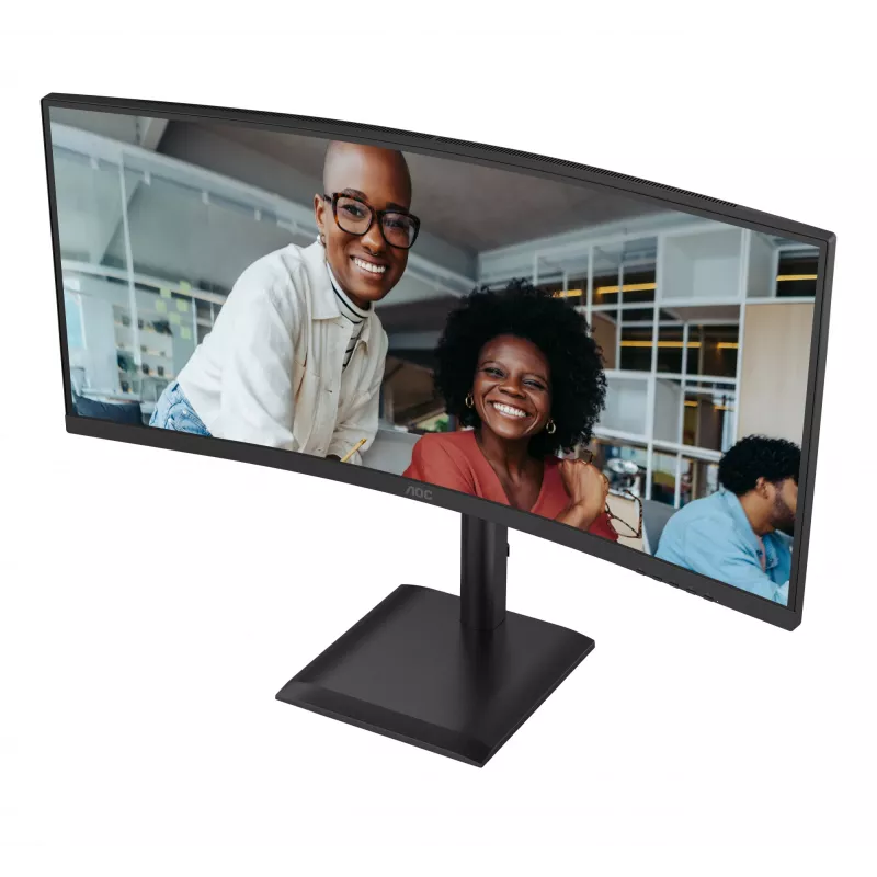 AOC CU34E4C computermonitor 86,4 cm (34 inch) 3440 x 1440 pixel Zwart