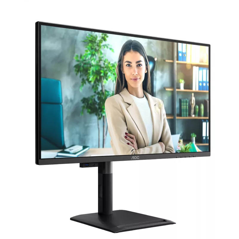 AOC Q27P4U computermonitor 68,6 cm (27 inch) 2560 x 1440 pixel Wide Quad HD Zwart