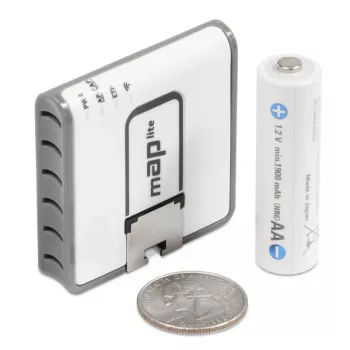 MIKROTIK Map Lite met 650 MHz CPU, 64 MB RAM, 1x LAN, geïntegreerde Dual